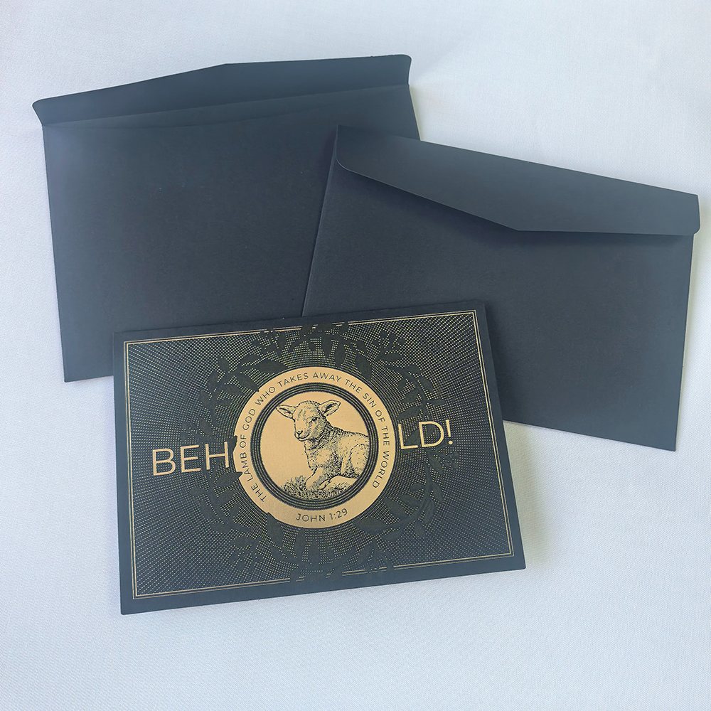 Carpeta Tarjetas De Navidad Con Sobre De Diseño Personalizado