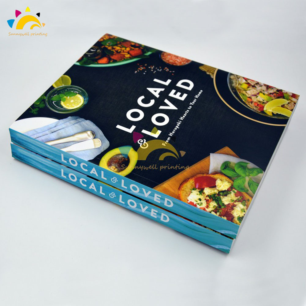 Impresión a todo color Libro de alimentos Receta de libros de cocina Impresión