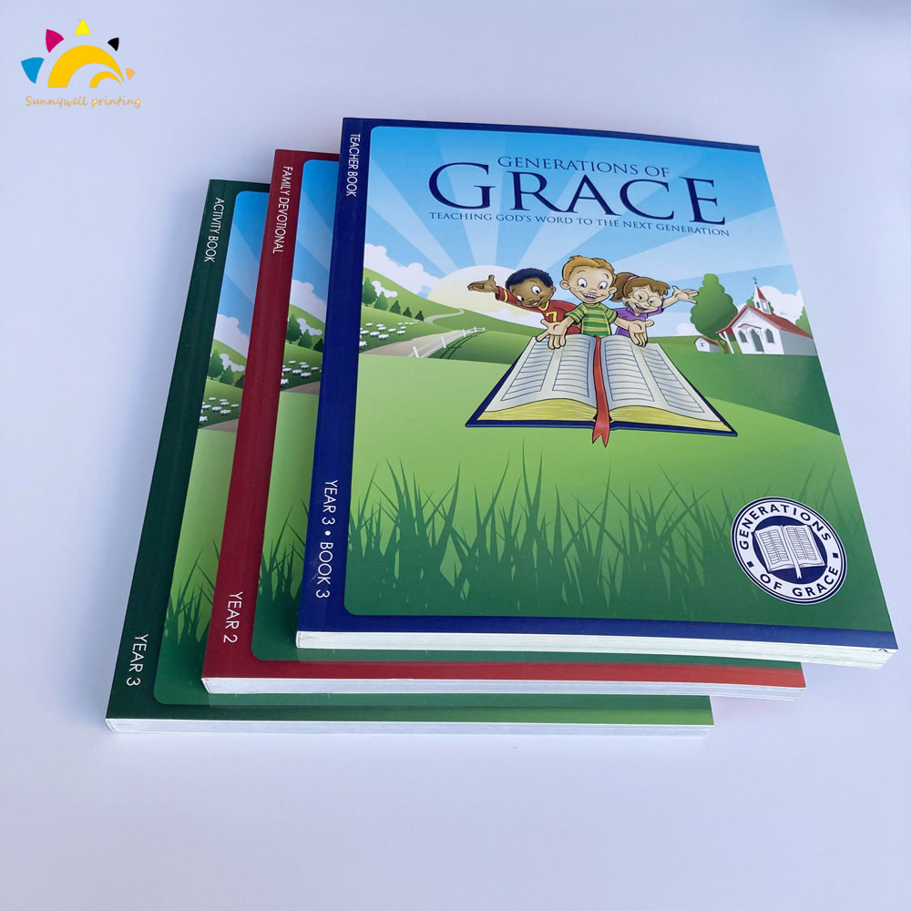 Fábrica de impresión de libros de educación de gracia de generación