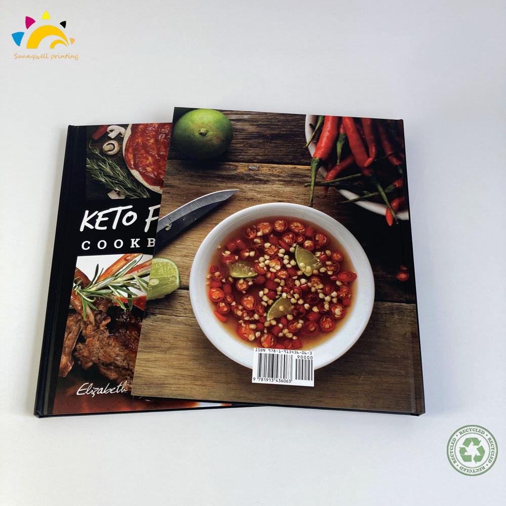 Libro de recetas de tapa dura Impresión de libros de cocinero