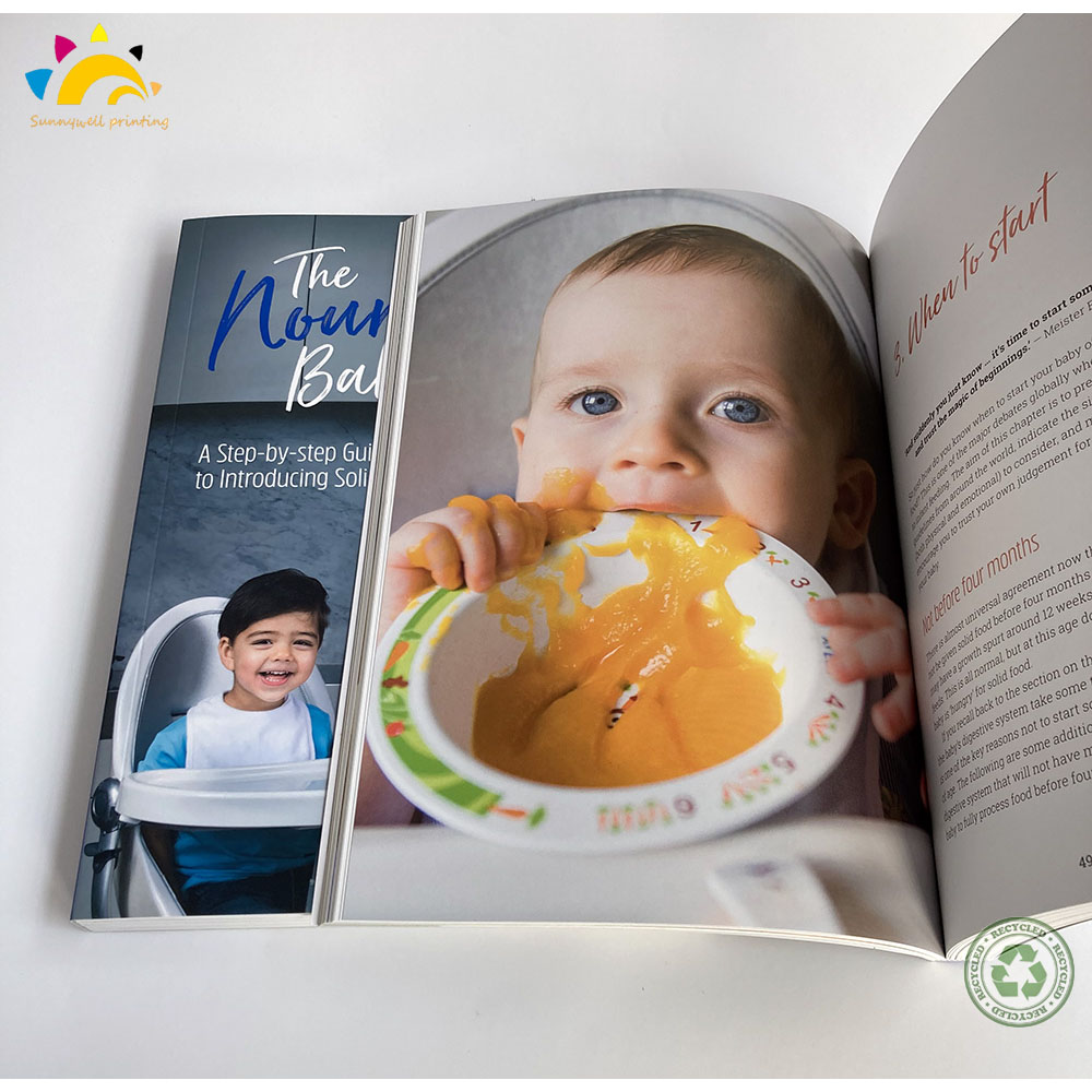 compañía de impresión de libros de recetas de papel