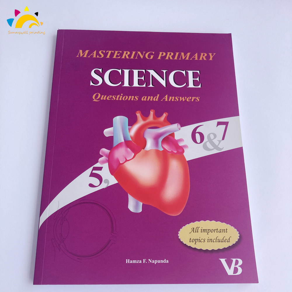 Libro de ejercicios de ciencias Fábrica de impresión directa