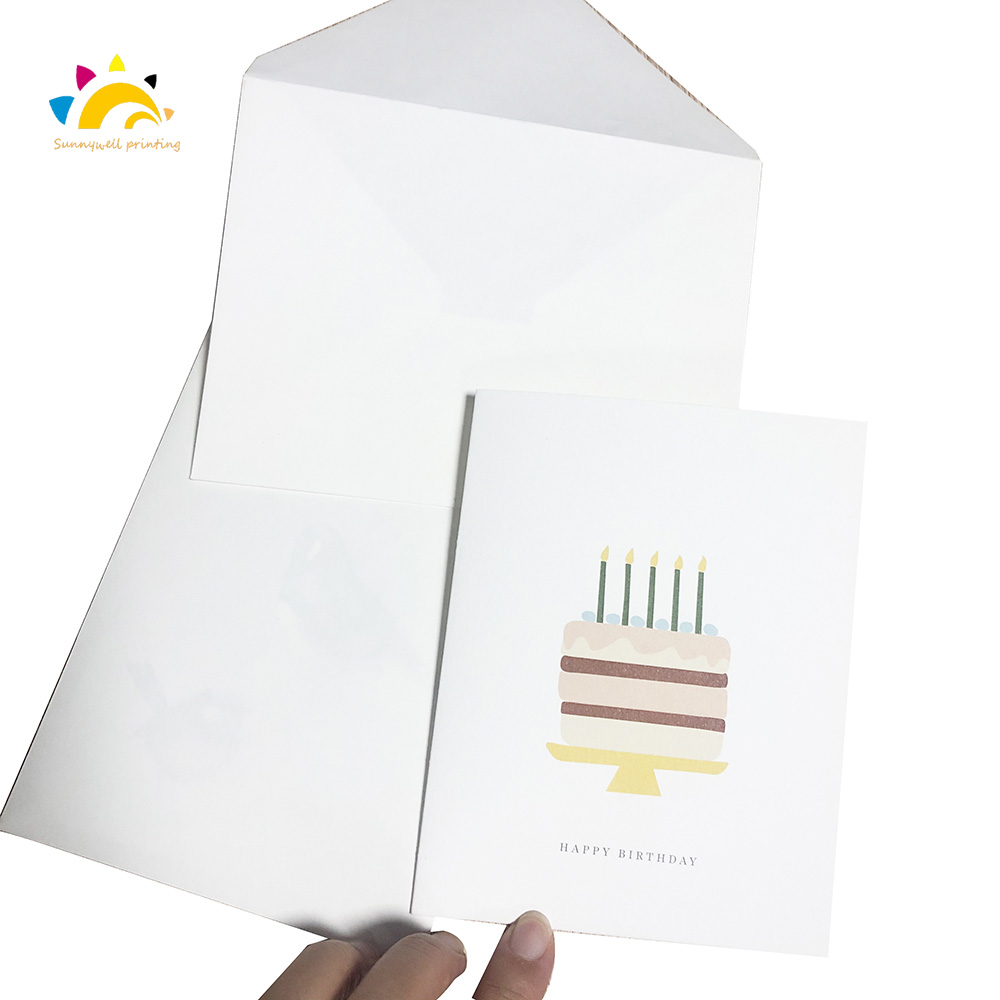 Gracias tarjeta gracias impresión de tarjeta con sobre